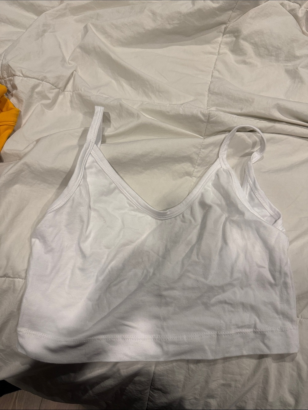 Chipre denim backless cropped tank